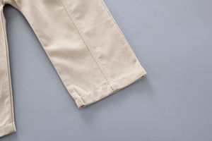 Ropa de Bebé, Conjuntos de Marca para Niñas, Pantalones Vaqueros Color Caqui, Traje de China - Product Image 6