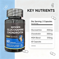 Comprimés de collagène Msm pour le soutien des articulations et des os avec du sulfate de glucosamine et de chondroïtine