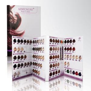 Nuancier de Couleurs de Teinture Capillaire Professionnel OEM Premium pour Salon, Échantillon de Crème Glacée, Marque Privée, Permanent, 46,5x36cm, pour Tous Types de <span class=keywords><strong>Cheveux</strong></span> - Product Image 4