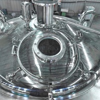 1000L SUS304 de qualité alimentaire sucre herbe jus Fermentation chauffage/refroidissement réservoir de mélange