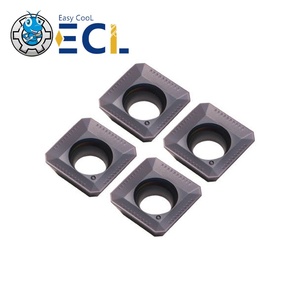 Plaquettes de tournage carrées en carbure ECL SEHT SEKT 1204, revêtement PVD, outils de coupe CNC OEM - Product Image 2