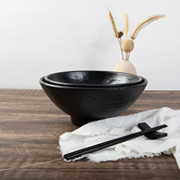 Lot de bols à ramen japonais en mélamine mate écologique de 9 pouces, incassables, avec logo personnalisé, pour mariage et nouilles – Vente en gros