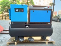 Compresseur d'air miniature monophasé ZAKF de haute qualité 7,5 kW 10 CV 220 V 50/60 Hz de type vis intégré pour souffleur d'air