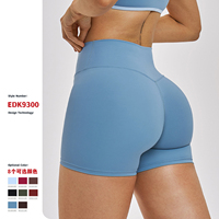 Vente en gros de shorts de yoga pour femmes avec logo personnalisé shorts de yoga taille haute pour l'entraînement et le fitness pour femmes shorts de gym pour la course à pied pour le cyclisme