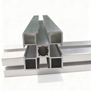 4040 industriale a fessura per estrusione profilo in lega di alluminio linea di montaggio banco da lavoro sistema di automazione pannello solare Villa - Product Image 2