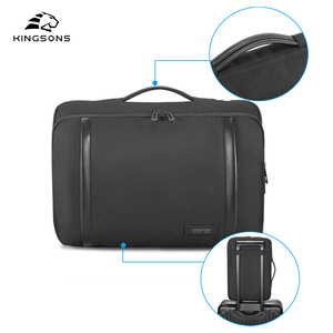 Kingsons Tablet Case Black Polyester Zipper Business Travel Protective Sleeve With Soft Handle - Product Image 2
