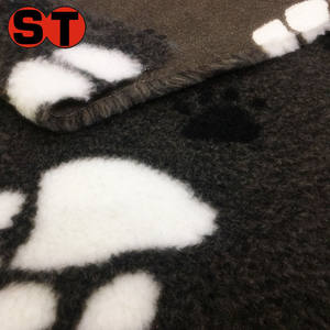 Couverture antidérapante en polaire avec motif de patte, couverture antidérapante imprimée pour animaux de compagnie, tapis pour chien, couverture pour animaux de compagnie, literie sèche, <span class=keywords><strong>Vetbed</strong></span> - Product Image 5