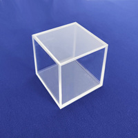 Cadre photo cube carré en acrylique transparent durable 9 x 9 cm – Cadeau idéal pour amis