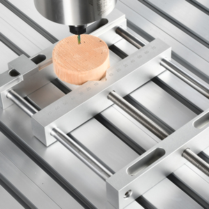 Jomesun CNC Machine de gravure Étau à mâchoires parallèles 4 pouces Étau à mâchoires parallèles Fraiseuse Pinces en alliage d'aluminium Pinces plates - Product Image 6