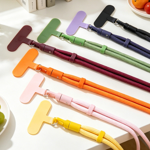 สายคล้องโทรศัพท์ปรับได้ สีสันสดใส ป้องกันการตกหล่น สายคล้องโทรศัพท์แบบไขว้ 7 สี พร้อมแผ่นแปะ จำหน่ายจำนวนมาก - Product Image 5