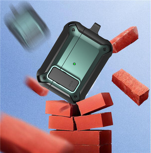 Für Airpods Pro <span class=keywords><strong>2.</strong></span> Generation Gehäuse abdeckung mit Schlüssel bund, TPU PC 2 IN 1 Stoß feste Schutzhülle für AirPods Pro 2 - Product Image 5