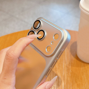 Sang Trọng Ftosted Trong Suốt Máy Ảnh Ống Kính Bảo Vệ Cứng PC Siêu Mỏng Matte Trường Hợp Điện Thoại Cho Iphone 17 Pro Max 16 Pro - Product Image 4