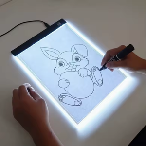 Tablette lumineuse LED pour dessin, traçage et copie, luminosité réglable, intensité variable, planche à dessin pour enfants - Product Image 1