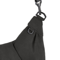 Sac bandoulière pour femmes et hommes, sac à bandoulière extensible, résistant à l'eau, léger, ergonomique, avec anneau en D, fermeture éclair cachée, accès rapide