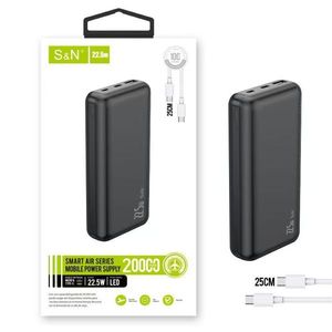 S&N200C3 Smart Air Series, Fuente de Alimentación Móvil, Batería Portátil de Carga Rápida de 22.5W - Product Image 2