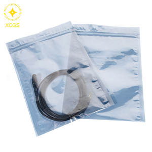 ESD Shielding <b>Bag</b> with Zipper <b>Sealing</b> Handle Anti-condensation PET Material - Product Image 1