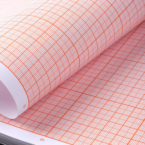 Papel Cuadriculado para Gráficos, Papel de Cálculo de Coordenadas, Papel de Dibujo para Estudiantes, Papel Cuadriculado Rojo para Arquitectura y Laboratorio - Product Image 5