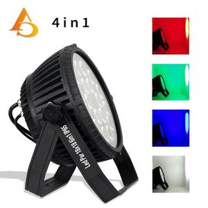 Iluminación de Escenario a Precio de Fábrica, 18 Luces LED Par, IP65, RGBW, RGBWA, UV, Resistentes al Agua - Product Image 4