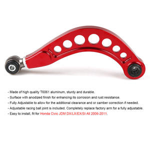 Ajustador de Camber de Rueda Trasera para Honda Civic FD2 (06-11), Brazo de Control de Curvatura, Brazo de Control Inferior de Aluminio y Acero de Alta Calidad - Product Image 3