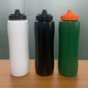 定制32盎司户外自行车塑料挤压瓶自行车山地1000毫升运动饮水瓶透明水壶双酚a免费 - Product Image 2