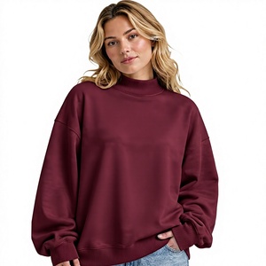 เสื้อสวมหัวคอกลมทรงหลวมคุณภาพสูง แขนยาวทรงหลวม สวมใส่สบายทุกวัน - Product Image 1