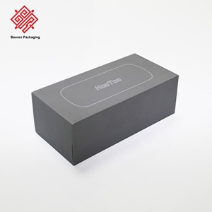 Caja de Embalaje Rígida Baoren, Rectangular, Impresión Offset de Alta Gama, Logotipo a Cuatro Colores Personalizado, Caja de Papel Económica al por Mayor para Regalos - Product Image 3