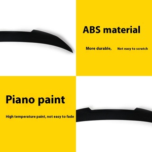 Alerón Trasero Negro Brillante de ABS para Serie 4 G26 Modelo de Cuatro Puertas 21-24, Modificación de Parabrisas PSM ML-HJW014' Serie 4 Trasero - Product Image 4