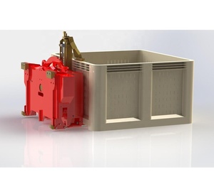 Wagger Attachments <b>Box</b> Rotator Hot Sale 180 Degree Manufacturing Beverage Factory Industry Provided 450 Kg ISO9001 <b>Red</b> - Product Image 2