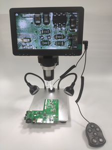 กล้องจุลทรรศน์ดิจิทัลสำหรับ USB3.0 LCD 7นิ้ว12ม. 8 LED HD สำหรับอุตสาหกรรมเดสก์ท็อปแบบพกพา - Product Image 6