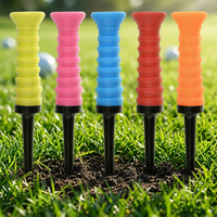 Offre Spéciale : Support Souple en Silicone pour Tee de Golf – 5 Couleurs Disponibles – Accessoire d'Entraînement de Golf Durable