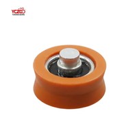 YCZCO Usine Vente Directe V Guide Porte Coulissante Rouleau POM Pok Nylon Roues Poulie De Porte En Verre
