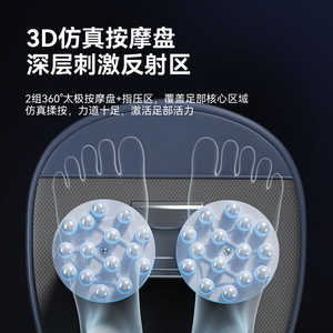 Masajeador Eléctrico de Pies con Terapia de Calor y Amasamiento Automático para Uso en Casa u Oficina - Product Image 4