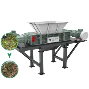 Shredder Scrap Metal Recycling Equipment Bicycle Plastic Recycling Shredder Hot Sales Twin Shaft Shredder