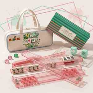 Offre Spéciale : Ensemble de 3 Sacs de Rangement Mahjong Américain Grande Capacité, Sac Fourre-tout Portable avec Rangement pour Règle, Sac Multifonctionnel - Product Image 6