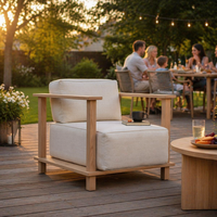 Nouvelle conception, meilleur prix, ensemble de meubles de jardin d'extérieur, ensemble de salle à manger en teck, chaise en rotin canné