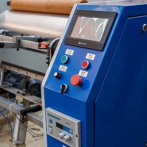 Machine de rembobinage de rouleaux de papier aluminium semi-automatique électrique, prix d'usine en Chine - Product Image 4