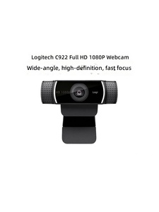 Logitech <span class=keywords><strong>C922</strong></span> 1080P <span class=keywords><strong>HD</strong></span> Capteur CMOS Mode Beauté Compatible avec le Streaming en Direct Ordinateurs Portables Ordinateurs de Bureau Conception Externe Microphone Intégré - Product Image 1