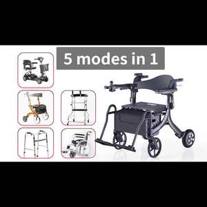 Andador Plegable para Personas Mayores, Silla de Ruedas Eléctrica con Control Remoto por Aplicación, Andador con Ruedas 2 en 1, <span class=keywords><strong>Precio</strong></span> al por Mayor - Product Image 2