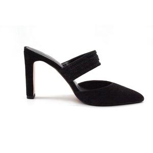 2025 scarpe con tacco basso con Slingback <span class=keywords><strong>eleganti</strong></span> personalizzate di alta qualità stile estivo da donna abito estivo décolleté a punta con Logo <span class=keywords><strong>tacchi</strong></span> da donna - Product Image 5