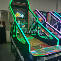 Machine de jeu d'arcade électronique d'intérieur à monnayeur, simulateur de basket-ball de rue, très populaire