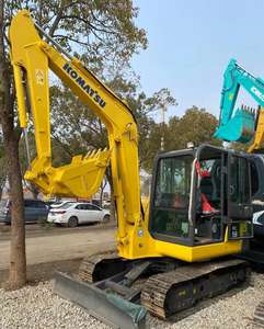 Mini-excavatrice d'occasion PC56, modèle en bon état, importée du Japon, 1 an de garantie, forte puissance de creusement, moteur Eaton 42KW, pompe à engrenages. - Product Image 2