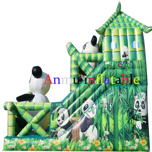 Un ensemble <span class=keywords><strong>de</strong></span> trampolines gonflables avec toboggan sur le thème des pandas géants est devenu très populaire auprès des enfants. - Product Image 4