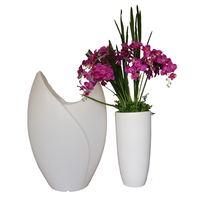 Pot de fleurs rotatif en plastique, pot de fleurs en plastique, support de fleurs en plastique