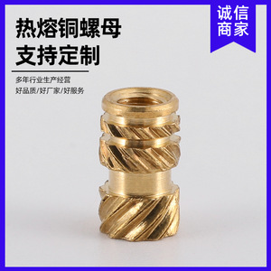 เกลียวทองเหลืองแบบเฮอร์ริงโบน 100 ตัว ขนาด M1-M16 เมตริก ผลิตตามสั่ง OEM - Product Image 4