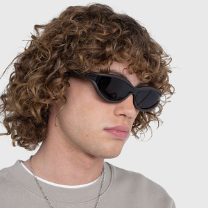 Nuevas Gafas de Sol Cat Eye Y2K Unisex, Montura de PC, Protección UV400, Estilo Urbano, Montura Pequeña, Gafas de Viaje a la Moda - Product Image 5