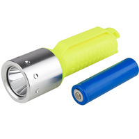 Lampe de Plongée LED de Camping en Gros, Ultra-Fine et Légère, IP65, pour Randonnée en Extérieur et Plongée Sous-Marine, Batterie Rechargeable