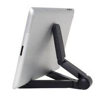 Support de téléphone portable de bureau portable, support de tablette réglable multifonctionnel pliable