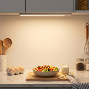 Éclairage Sous Armoire Rechargeable Magnétique, <span class=keywords><strong>Lampe</strong></span> Latérale <span class=keywords><strong>à</strong></span> Détecteur de Mouvement Dimmable, Veilleuse pour Cuisine, Chambre, Placard - Product Image 6