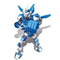 WOMA TOYS Grosir Murah Kustom Rakit Robot Transformasi Model Blok Bangunan Set untuk Anak-anak Permainan DIY