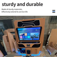 Kit intérieur adapté aux modèles Mercedes-Benz Sprinter 906 907 de 6,9 m : cloison, éclairage latéral, éclairage de plafond, rideau.